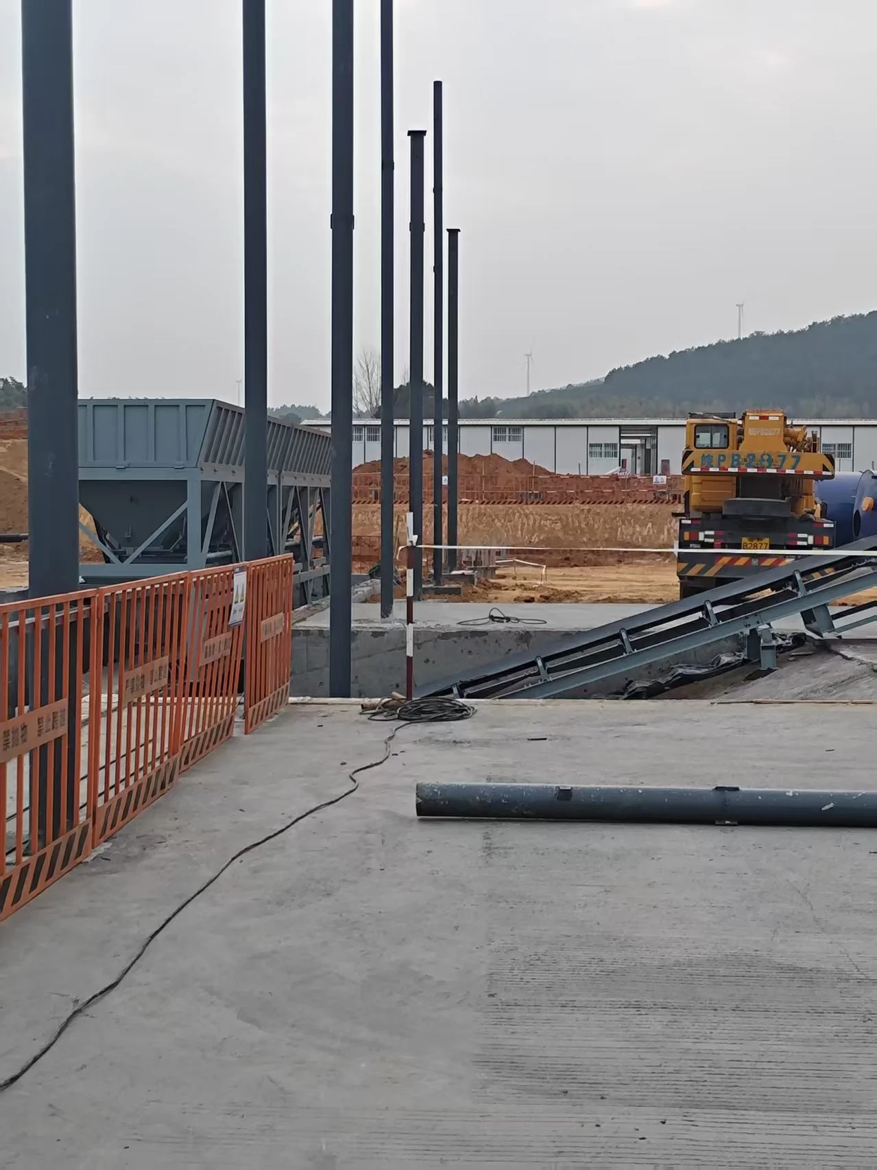 Twin concrete plant installation Ghana
